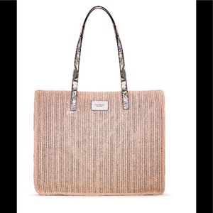 Victoria's Secret Woven Multi Purpose Tote NWT
